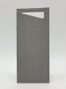 Duni Sacchetto kapsa na ubrousky 8,5 x 19 cm, šedá, 100 ks