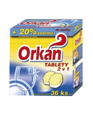 Orkán® TABLETY myčka 2v1, 36 ks v balení