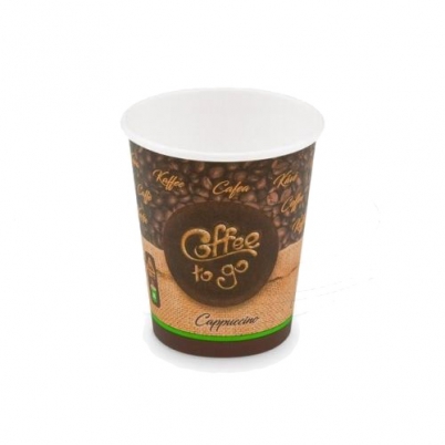 Papírový kelímek "Coffee to go" 0,28 l (průměr 80 mm), 50 ks