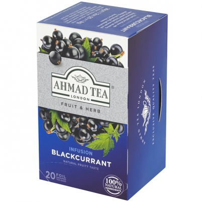 Čaj Ahmad Tea Blackcurrant 20 sáčků