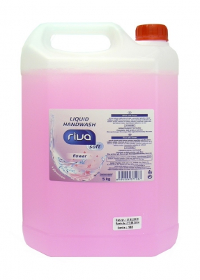 Riva Soft flower tekuté mýdlo 5l růžové