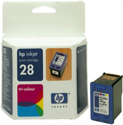 C8728AE HP Ink Cart No.28 pro DJ 3325, 3420, 3550,3650, 8ml, Color