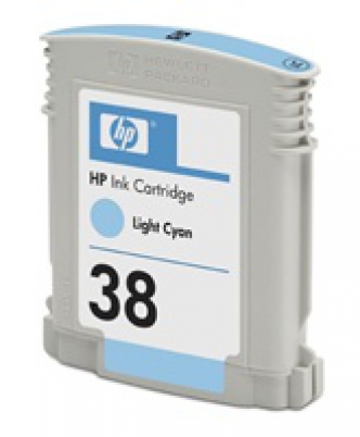 C9418A HP Ink Cart No.38 pro Photosmart Pro B9180, 27ml, Light Cyan