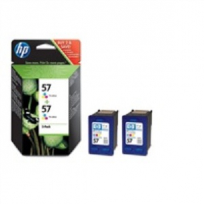 C9503AE HP Ink Cart No.57 pro DJ 5550, PS 7x50, 2x17ml, Color, (C6657AE 2x)