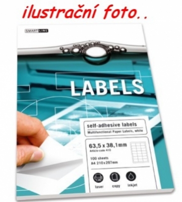 Samolepící etikety Labelmax, 21 etiket, 63 x 38,1 mm