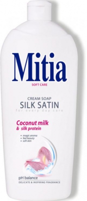 Mitia tekuté mýdlo Silk Satin 1l náplň