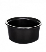 Zatavovací polévková miska černá (PP) 500 ml, 50 ks