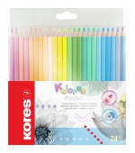 Pastelky Kores Pastel - 24 barev