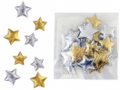 Dekorace vánoční - Hvězdy 18 x 13 mm, 30ks