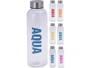 Láhev na pití  500ml AQUA PH, kov.víčko, mix barev