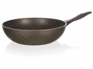 Pánev  WOK 28x7,8cm/3mm nepřiln.povrch PREMIUM Dark Brown