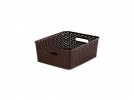 Box úložný RATTAN 35x30x13cm (M),"Y" STYLE, PH HN