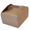Výslužková krabice KRAFT 18,5 x 15 x 9,5 cm, 50 ks