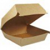 Box na hamburger hnědý 14 x 13 x 7 cm, 50 ks
