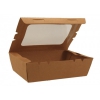Papírová krabička s okénkem 650 ml, 17 x 12 x 4,5 cm, 50 ks