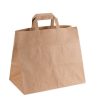 Papírová taška 32+20 x 28 cm hnědá, 300 ks