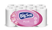 Toaletní papír Big Soft Plus 2-vrstvý, celulóza, 16 rl