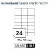 Samolepící etikety Labelmax, 24 etiket, 70 x 37 mm