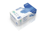 Nitrilové rukavice PROTECT, 100 ks, nepudrové, modré, S