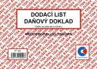 Dodací list - daňový doklad A6 PT130