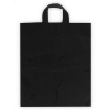 Igelitová taška 38 x 46 cm, černá, ucho