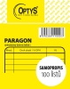 Obchodní paragon Optys 1100, samopropisovací, 7,5 x 9,5 cm
