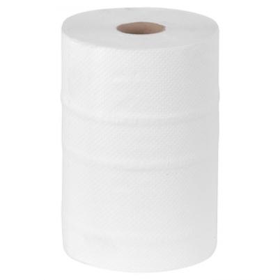 Papírové ručníky ROLO Midi, 2 vrstvé s dutinkou, 100% celulóza, 60 m