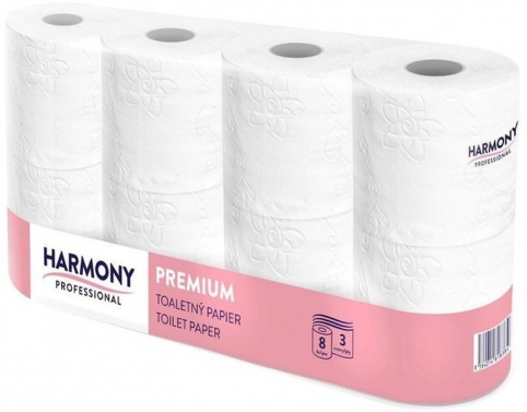 Toaletní papír Harmony Professional Premium, 3 vrstvý