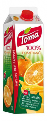 Toma pomeranč 100% 12x1L