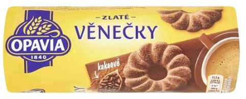 Opavia Zlaté věnečky kakaové 12x150g