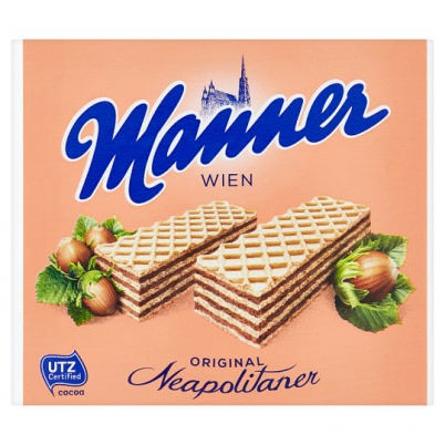 Manner oplatky oříškové 12x75g
