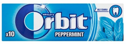 Orbit Žvýkačky dražé Peppermint 30x14g