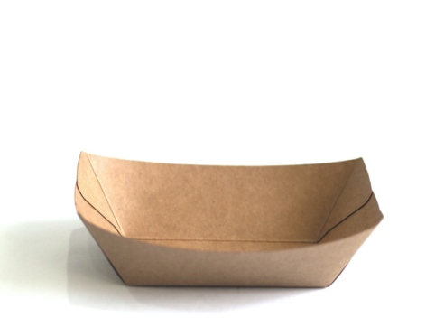 Miska kraft 24 x 16,5 x 5,7 cm, 250 ks