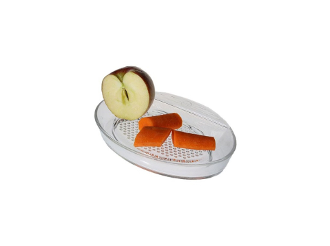 Struhadlo skleněné ovál 21x14cm