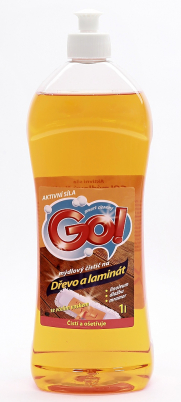 GO! mýdlový čistič na dřevo a laminát, 1 l