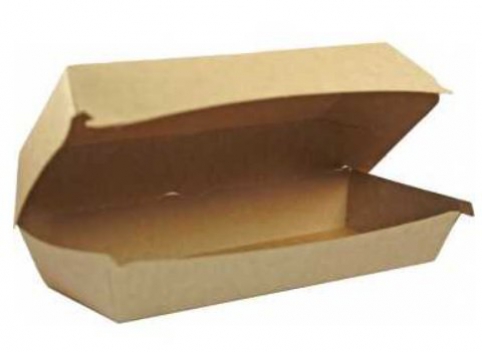 Papírová krabička fast food "Panini" 16 x 12 x 7 cm, 50 ks