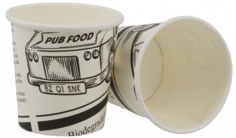 Papírový kelímek "Street food" Ø 62 mm, 100 ml, 50 ks