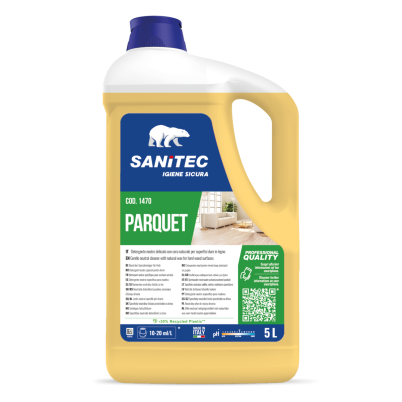 SANITEC PARQUET na dřevěné podlahy s voskem, 5 l