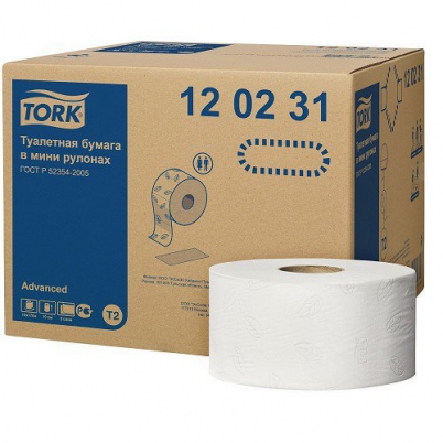 Tork 120231 Advanced Jumbo 19 cm, 2 vrstvý, 170 m, 12 rolí