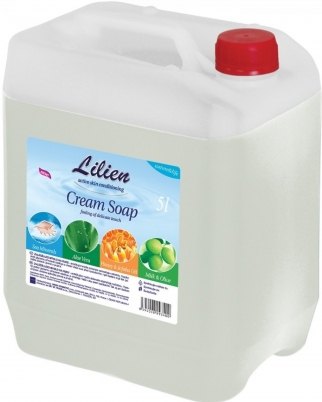 Lilien Olive Milk tekuté mýdlo, 5 l