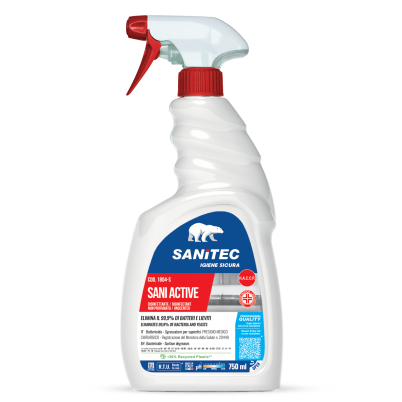 Sani Active odmašťovač s dezinfekcí, 750 ml