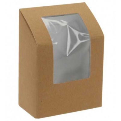 Krabička na wrap, tortilly, bagety, 125 x 92 x 50 mm, 500 ks