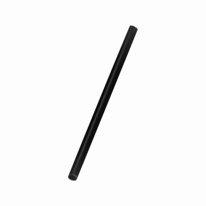 Slámky JUMBO černé 14 cm BIO kompozit, průměr 8 mm, 100 ks