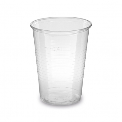 Kelímek PP průhledný Ø95mm 0,4L, 50 ks