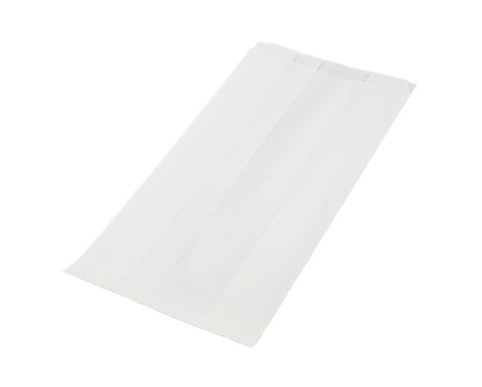 Papírový sáček bílý nepromastitelný 200+85 x 345, 1000 ks