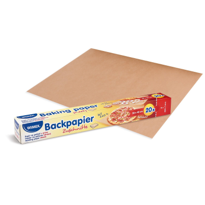 Papír na pečení v archu hnědý 38 x 42 cm, 20 ks Papír na pečení v archu hnědý 38 x 42 cm, 20 ks