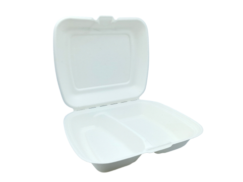 Menu box EKO cukrová třtina 2-dílný 230 x 205 x 70 mm, 50 ks Menu box EKO cukrová třtina 2-dílný 230 x 205 x 70 mm, 50 ks