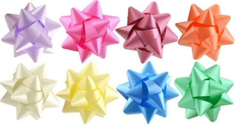 Rozeta střední 8 cm - pastel MIX