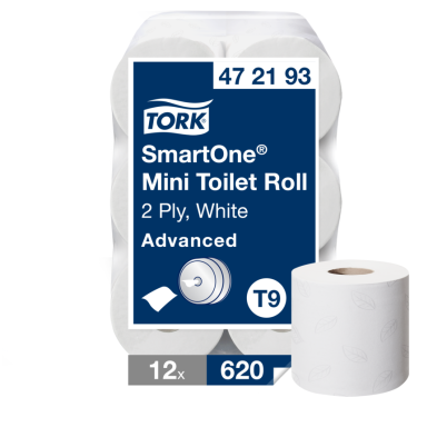 Tork SmartOne® Mini 472193, toaletní papír 2 vrstvý, 12 rolí