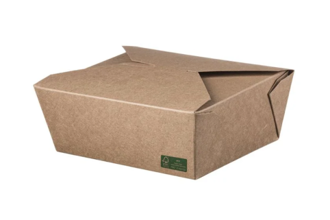 Papírová krabička Fast Food 1400 ml, 15 × 12 × 6,5 cm, 50 ks